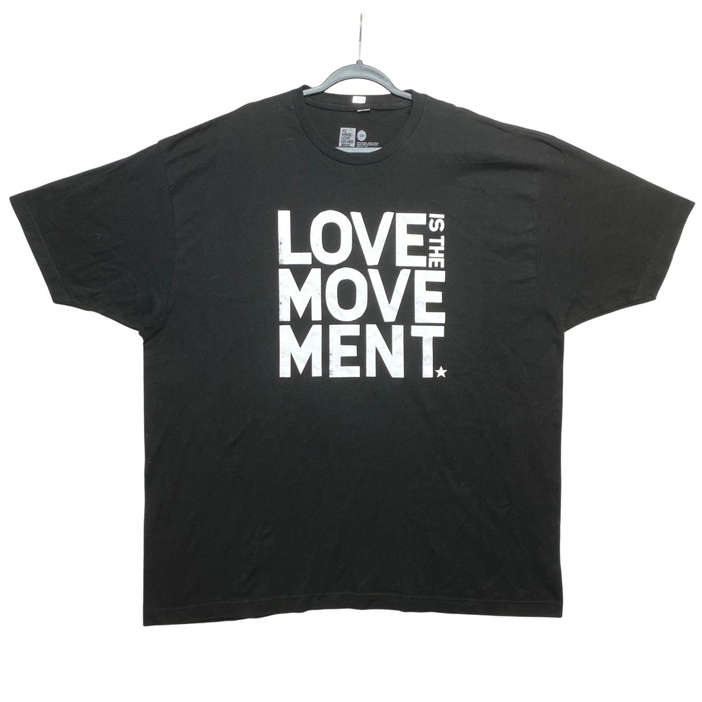 To Write Love On Her Arms TWLOHA Love Is The Movement Black Graphic T-Shirt 3X